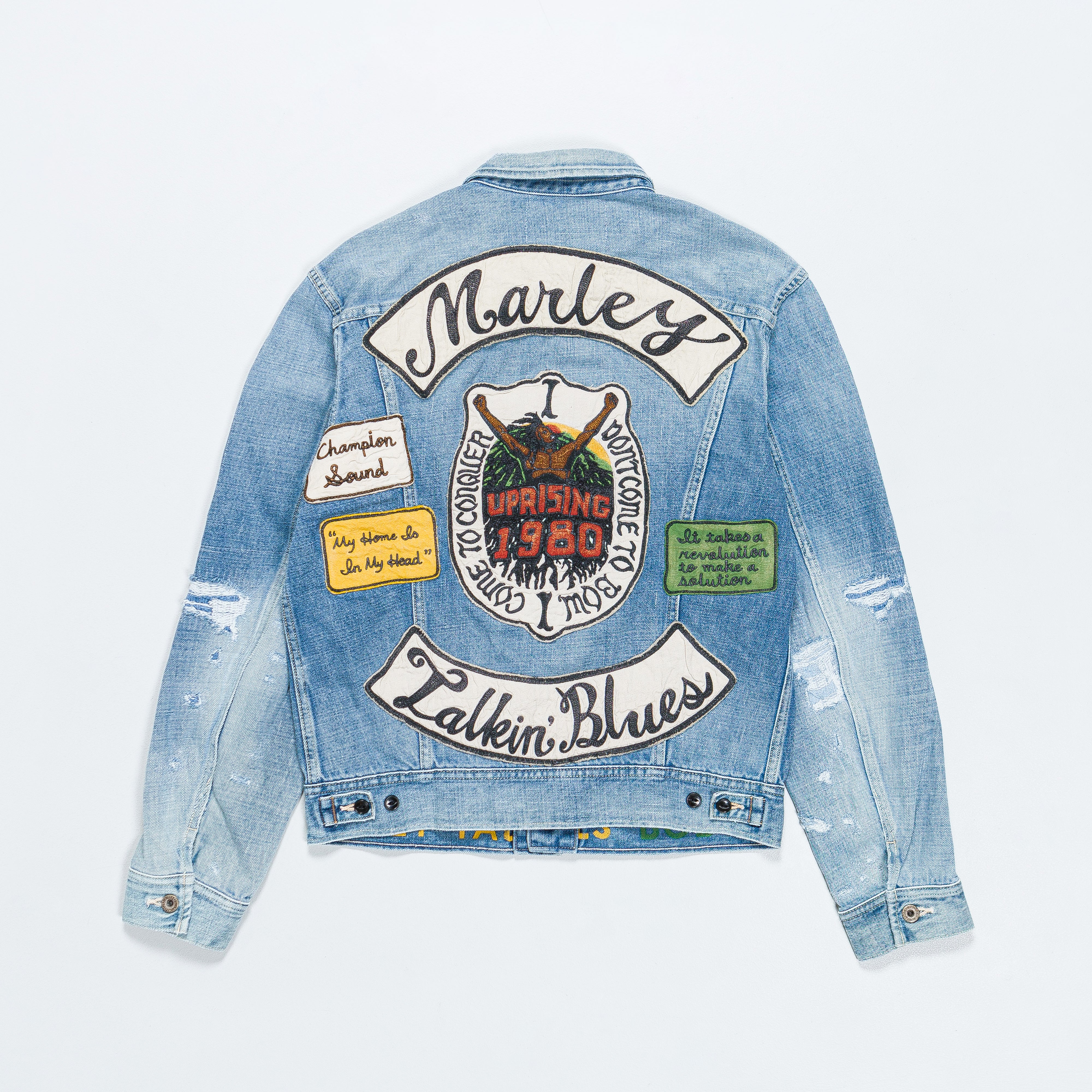 14oz Denim MARLEY UPRISING Jacket - Light