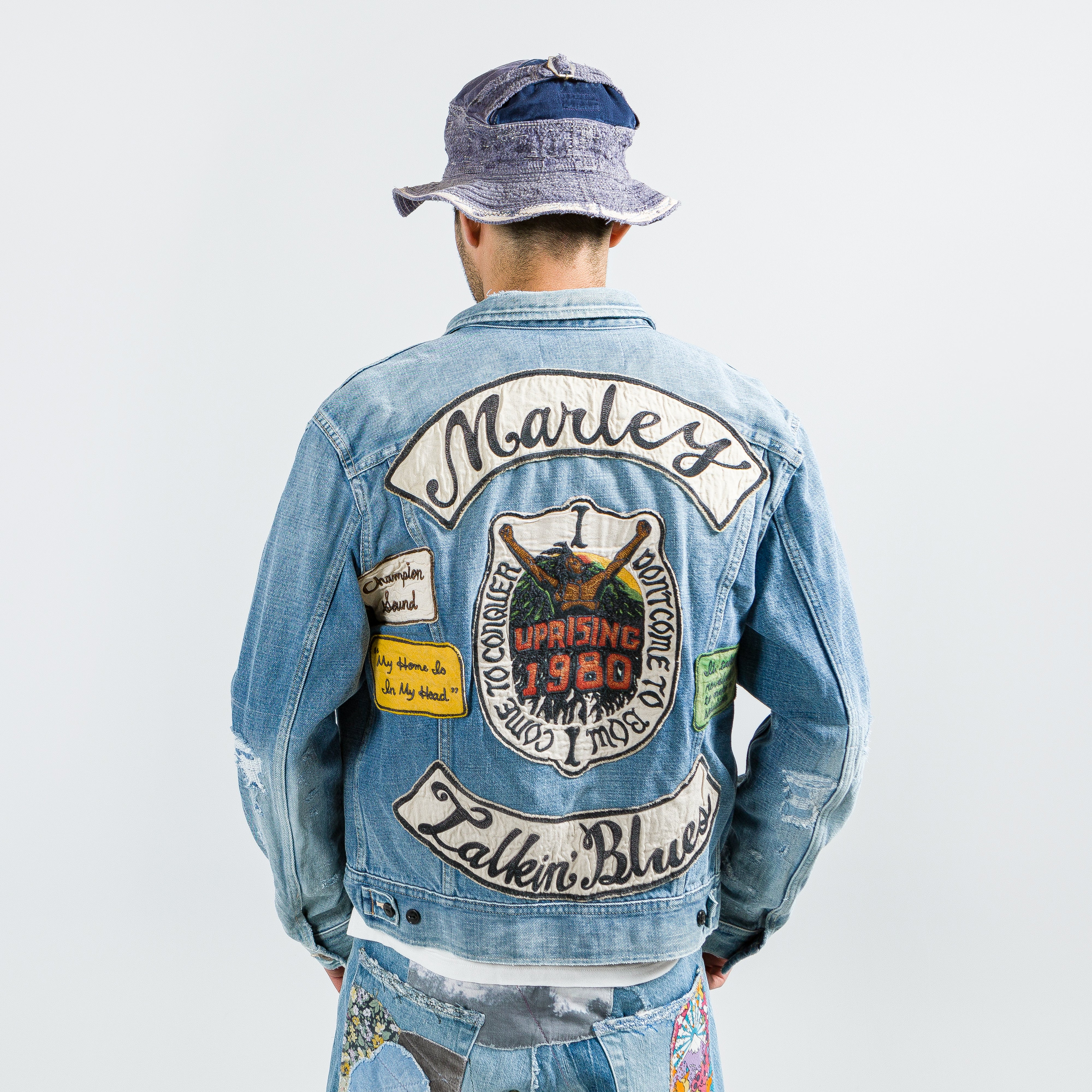 14oz Denim MARLEY UPRISING Jacket - Light