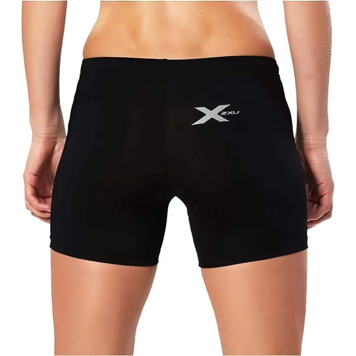 2XU Elite Compression Womens Short Running Tights - Black