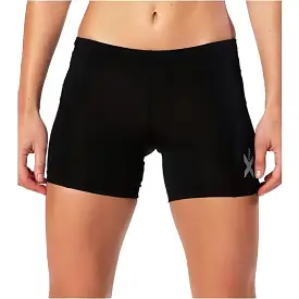 2XU Elite Compression Womens Short Running Tights - Black