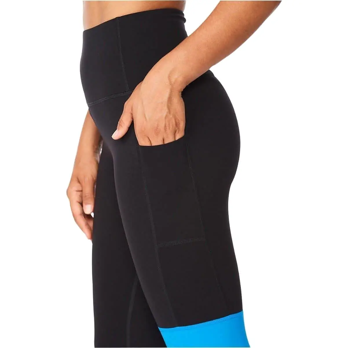 2XU Form Block Hi Rise Compression Womens Long Running Tights - Black