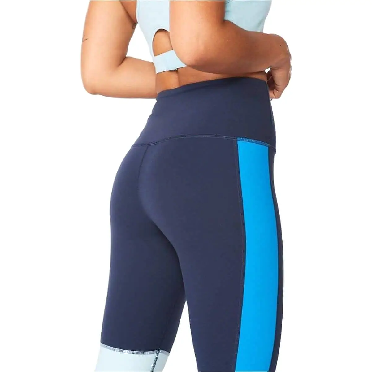 2XU Form Block Hi Rise Compression Womens Long Running Tights - Navy