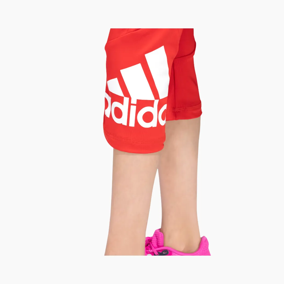 Adidas Girls LIN Tights (7-15 Year) -Better Scarlet