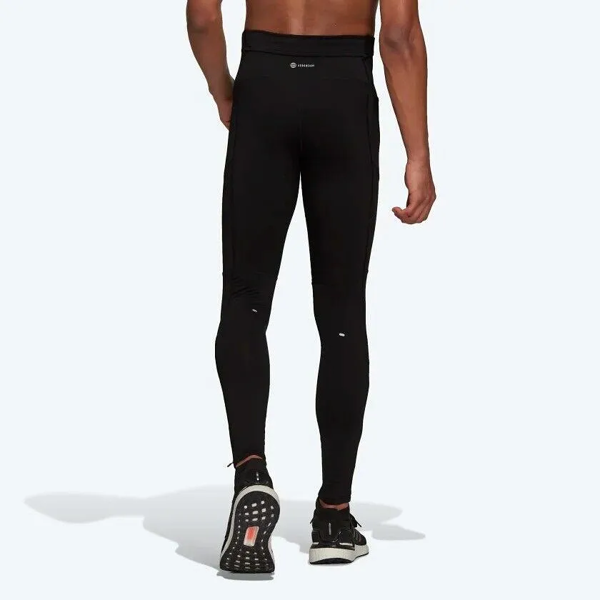 adidas Own The Run Warm Mens Running Tights Compression Pants Fitness Leggings