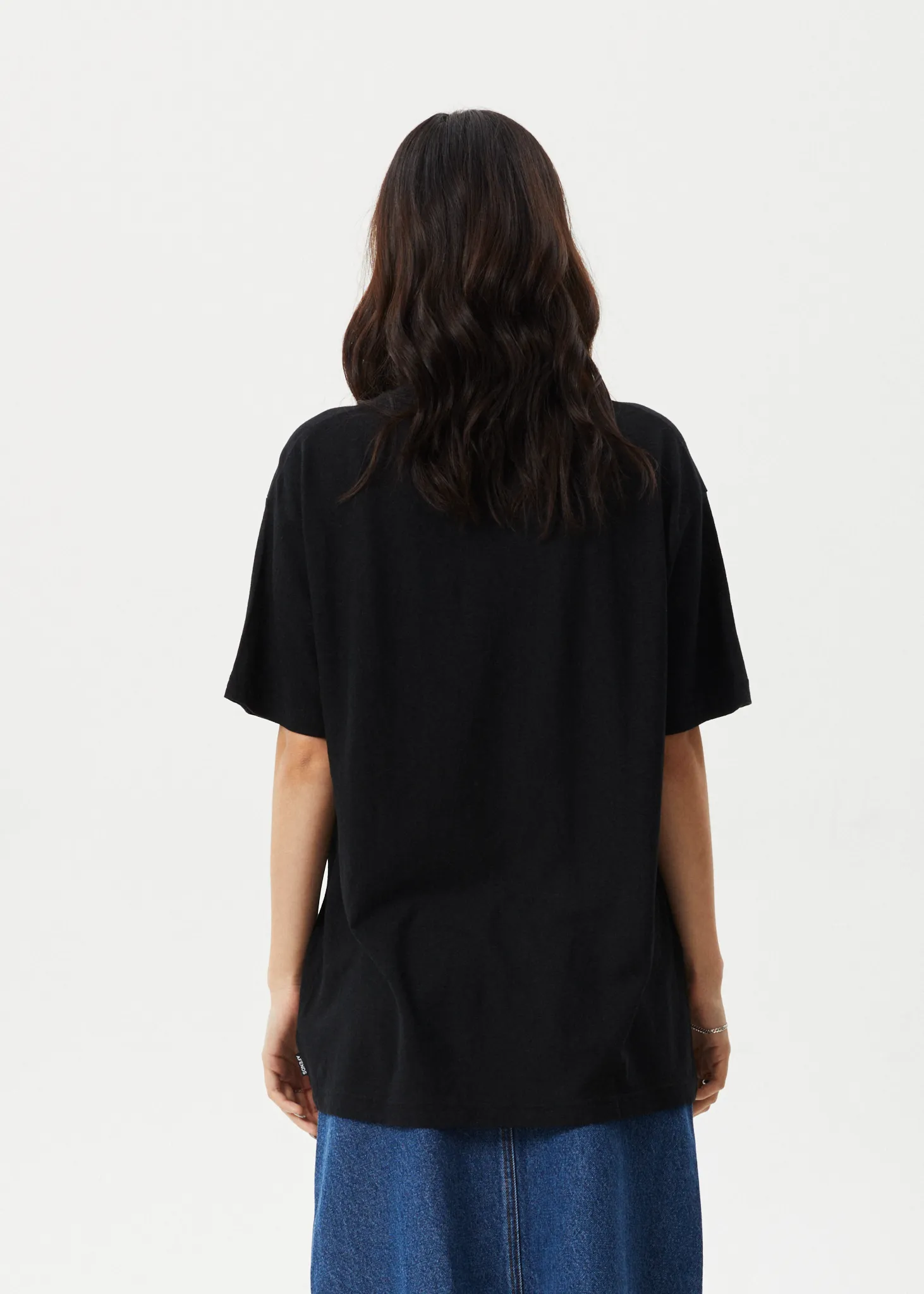 AFENDS Womens Pulse - Oversized Tee - Black