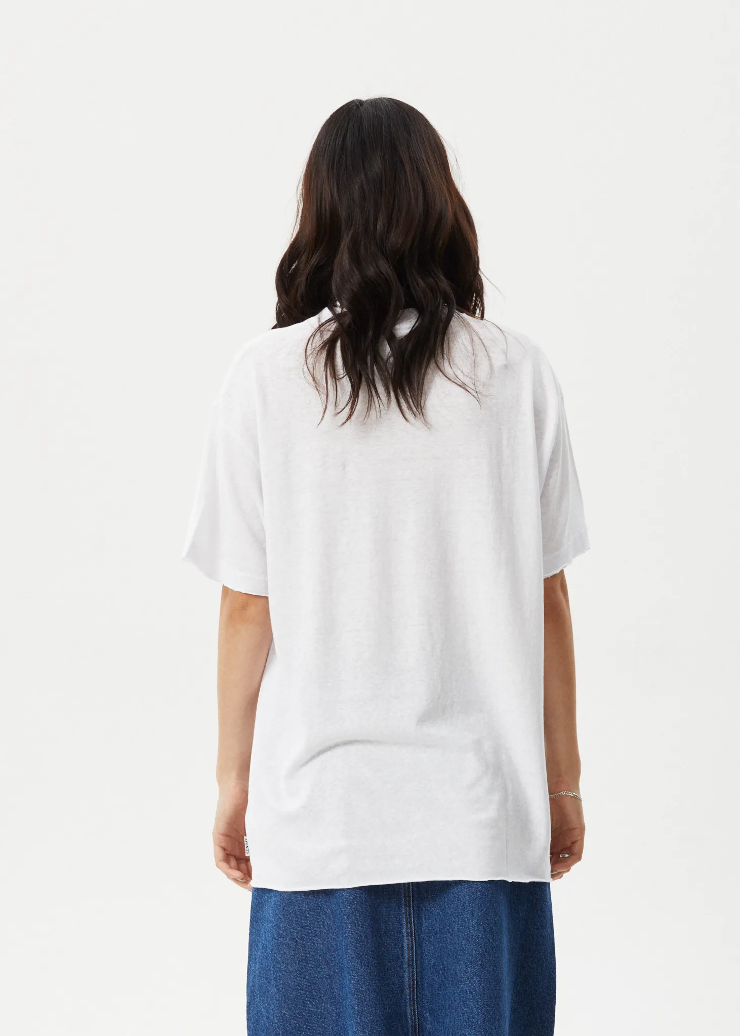 AFENDS Womens Pulse - Oversized Tee - White