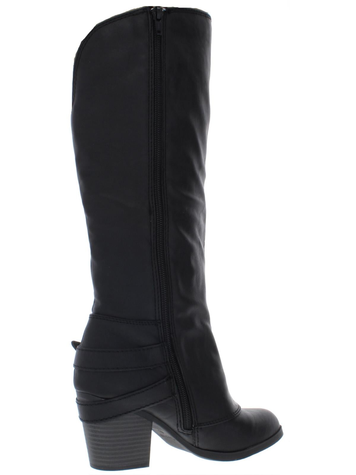 American Rag Women's Emilee Almond Toe Knee High Riding Boots Black Size 7 M