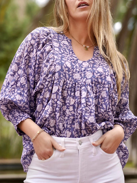 Anjou Top - Purple