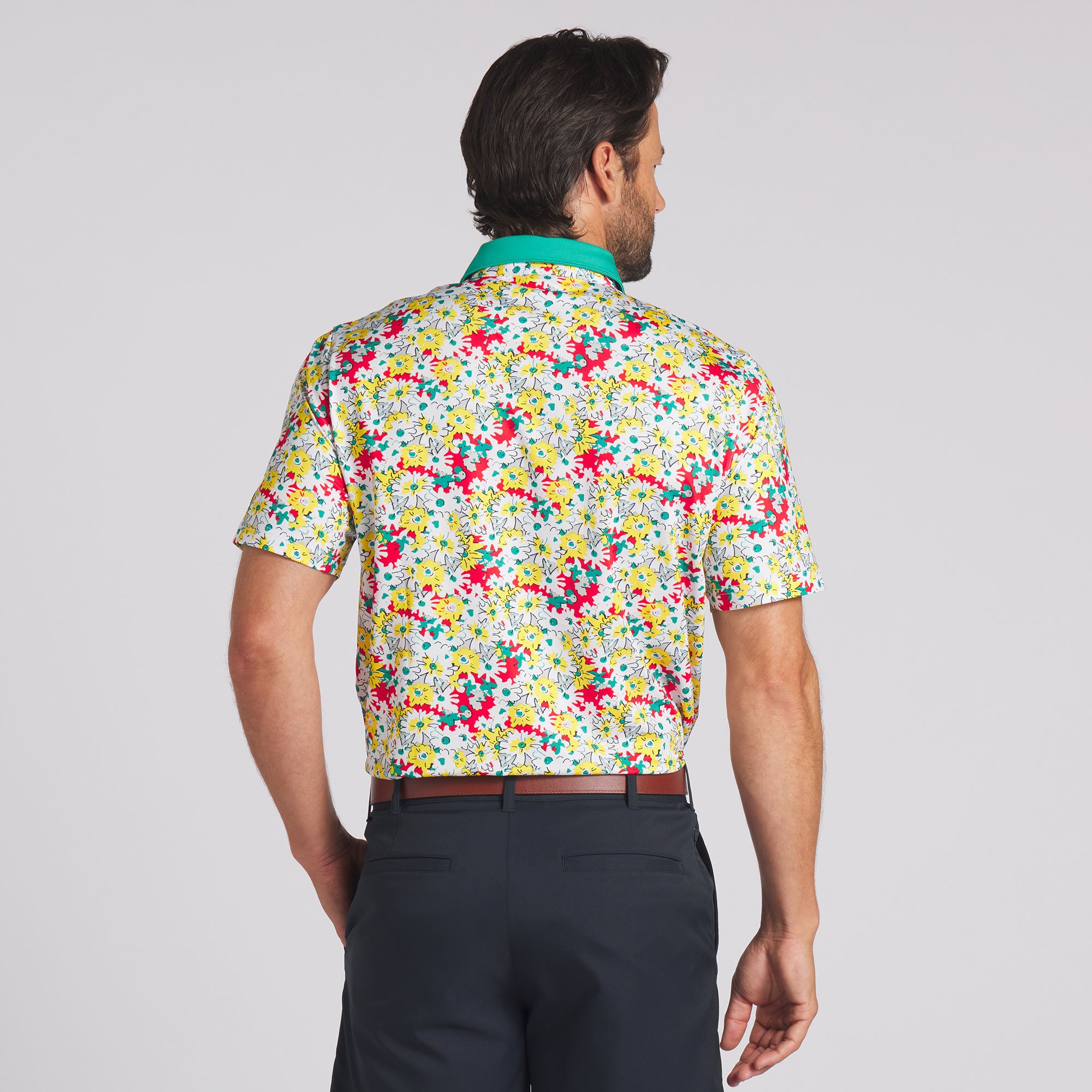 AP Floral Golf Polo