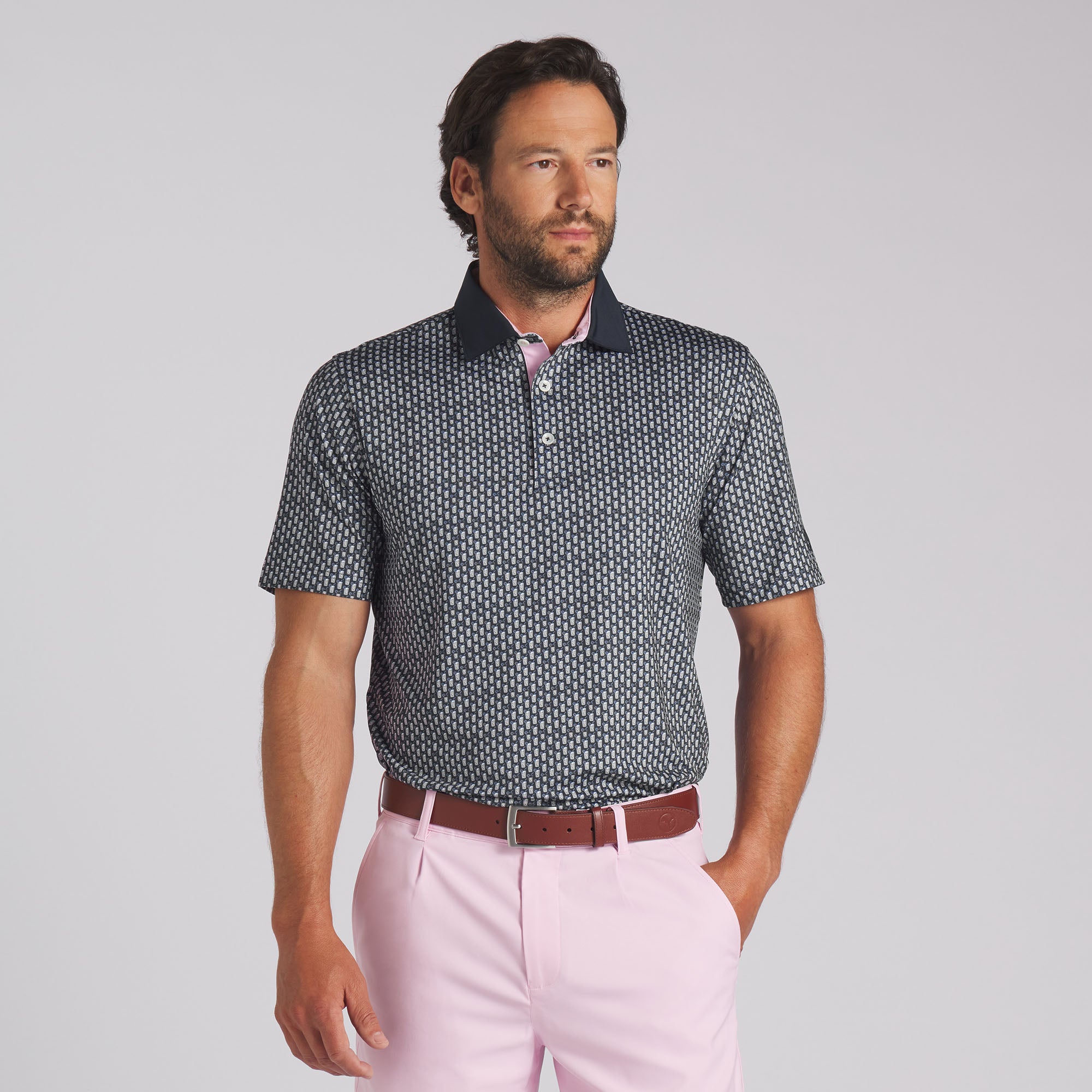 AP MATTR Iced Tea Golf Polo