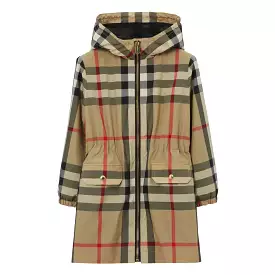 Archive Beige Oversized Check Coat