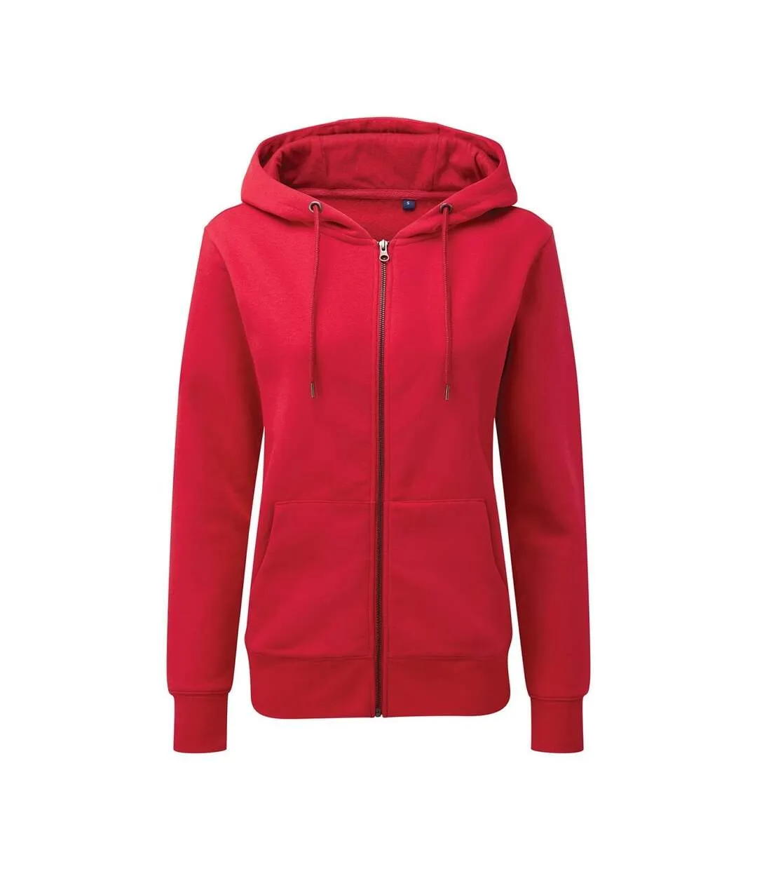 Asquith & Fox Womens Zip-Through Organic Hoodie (Cherry Red) - UTRW7147