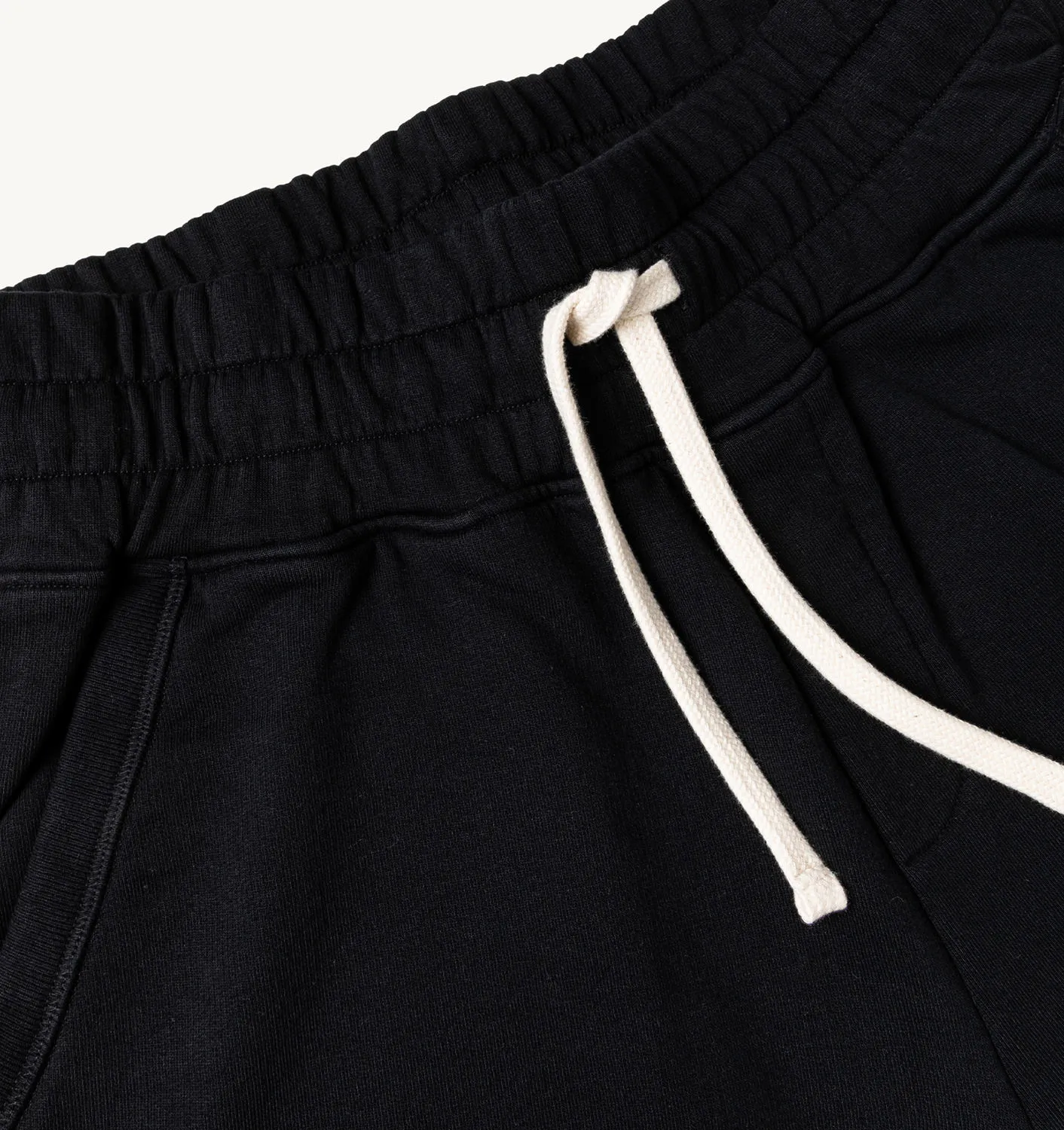 AUTRY APPAREL MANSHORTS IN BLACK COTTON