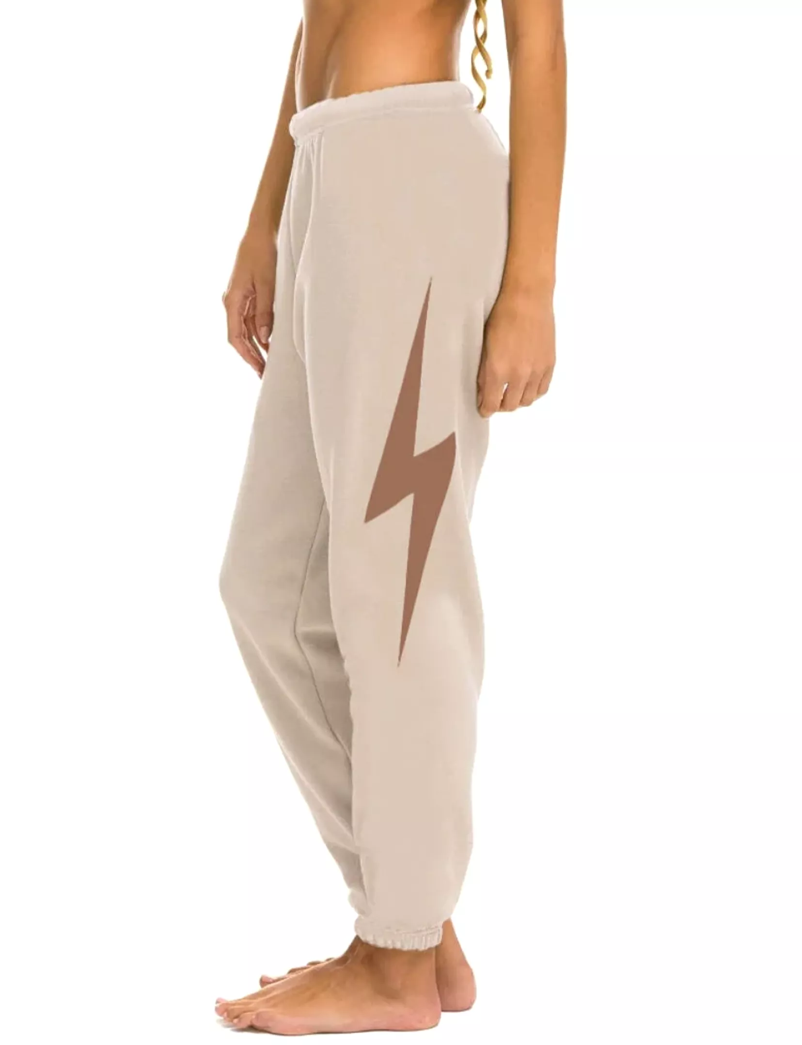 Bolt Womens Sweatpants, Sand/Mocha