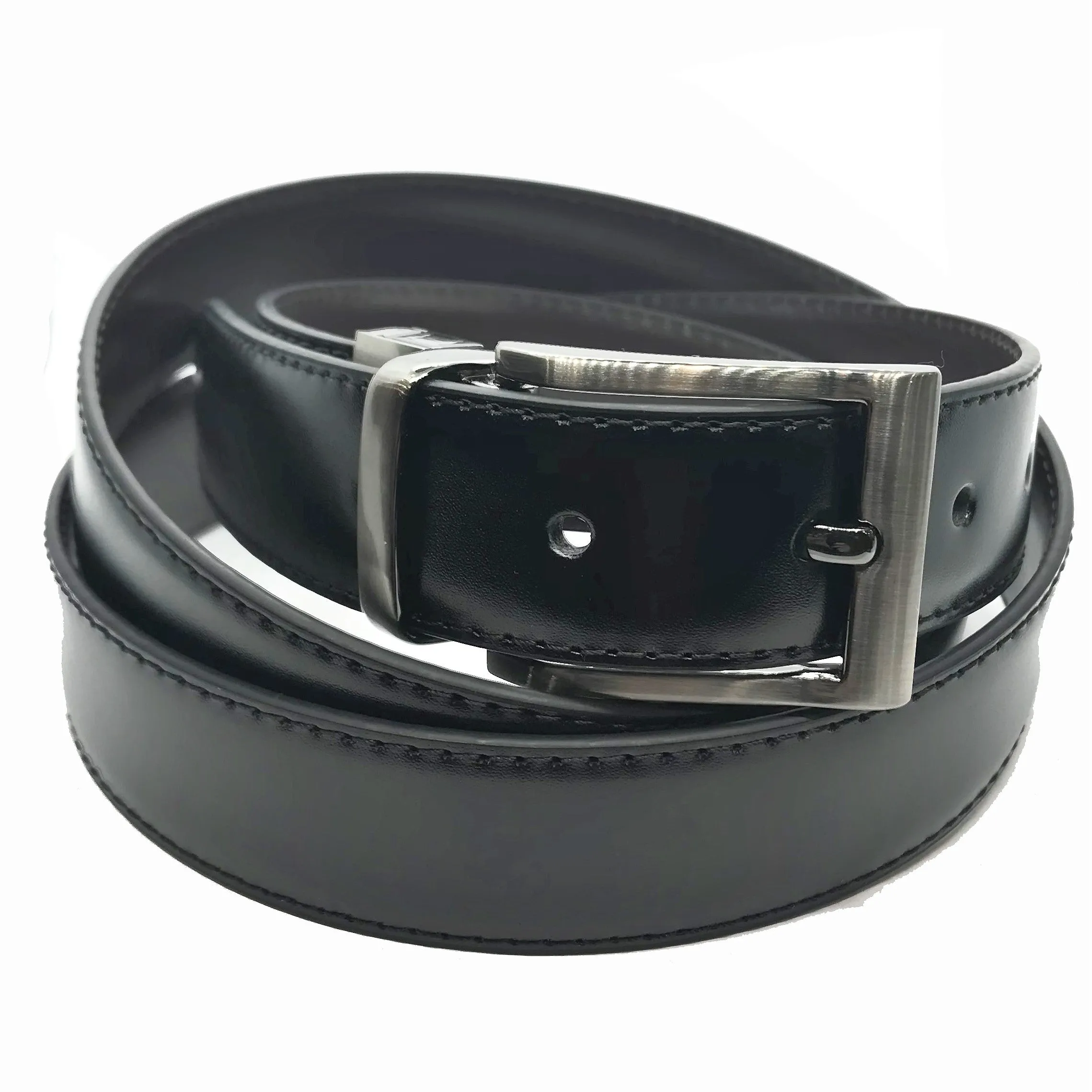 Buckle Banyan Black/Brown Belt