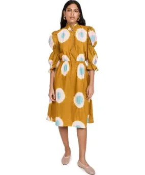 Busayo Alaiye Dress in Jaiye Print Copper S