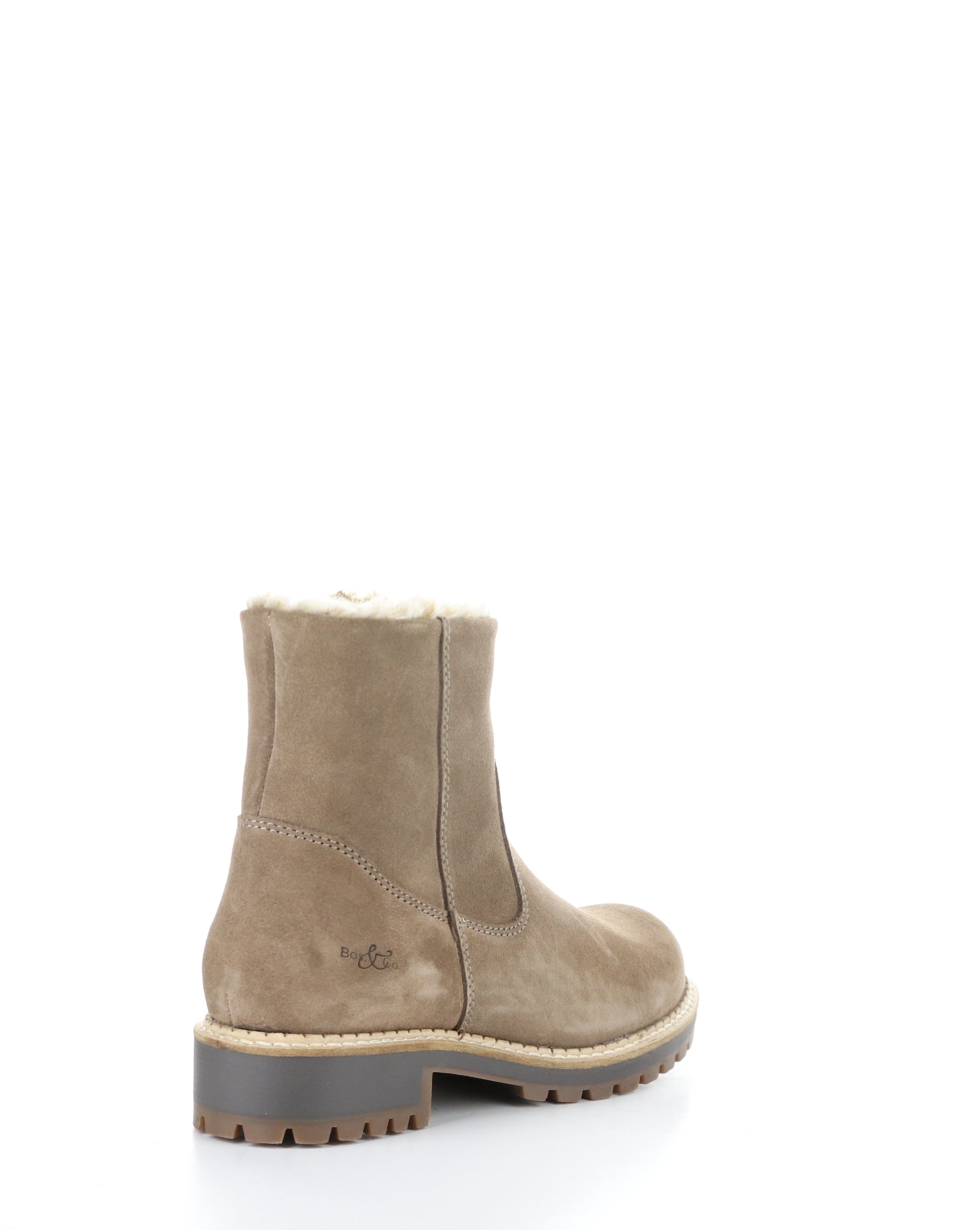 CALIB TAUPE Round Toe Boots