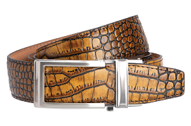 Cayman Brown & Tan V2, 1 3/8 Strap, Dress Belt