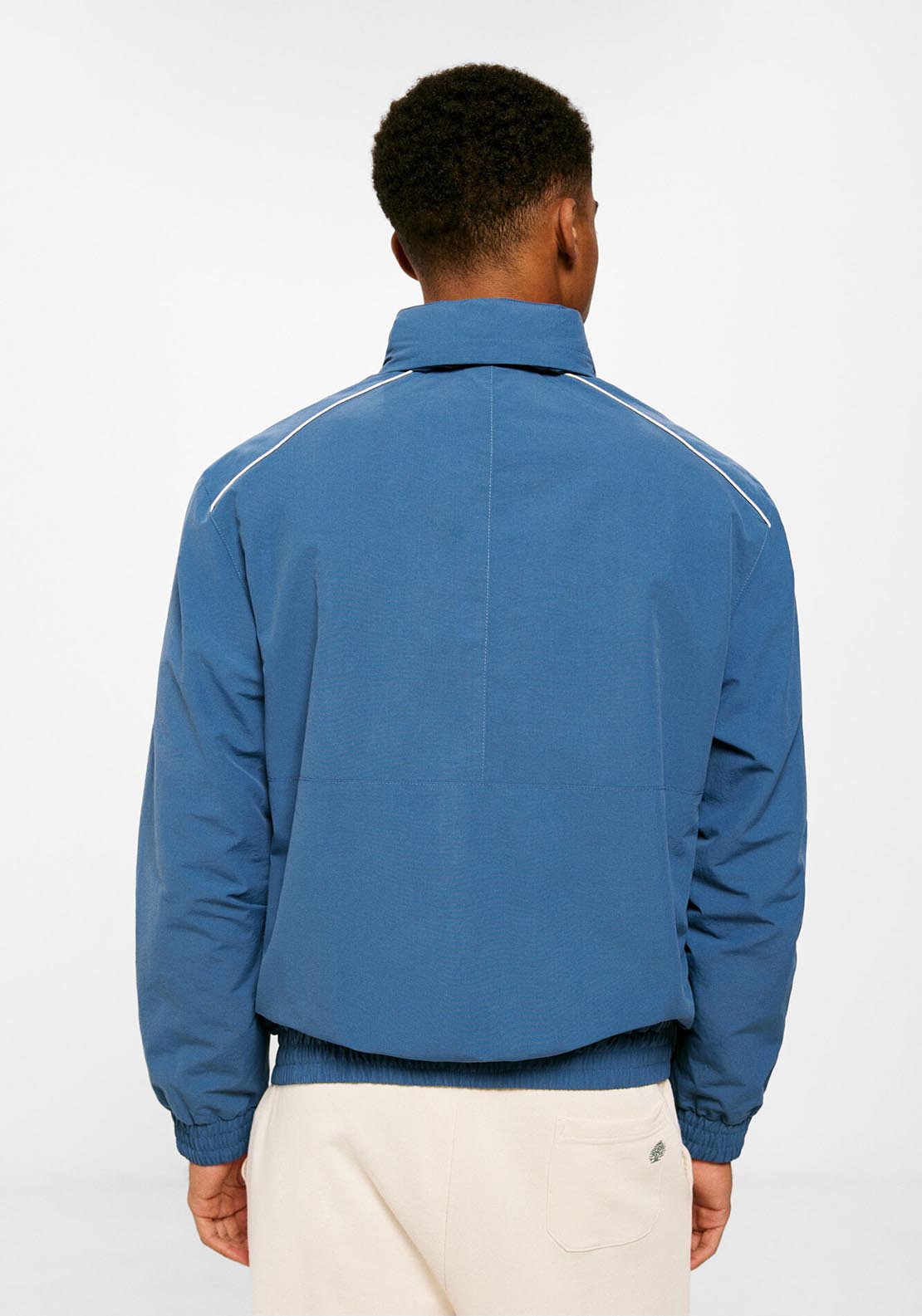 Colour block jacket - Blue