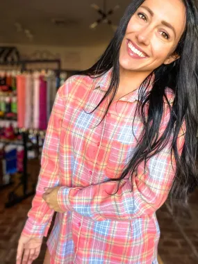 Coral Pink Flannel