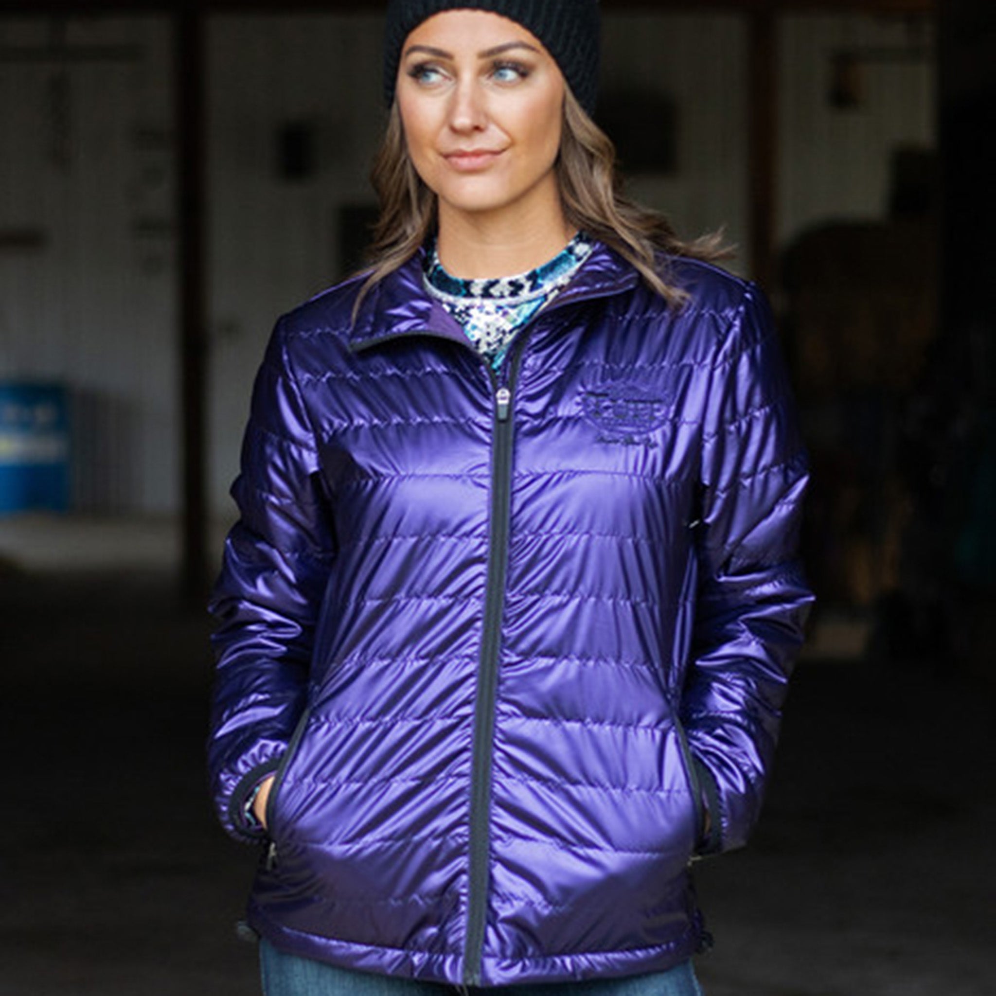 Cowgirl Tuff Purple Mid-weight Jacket