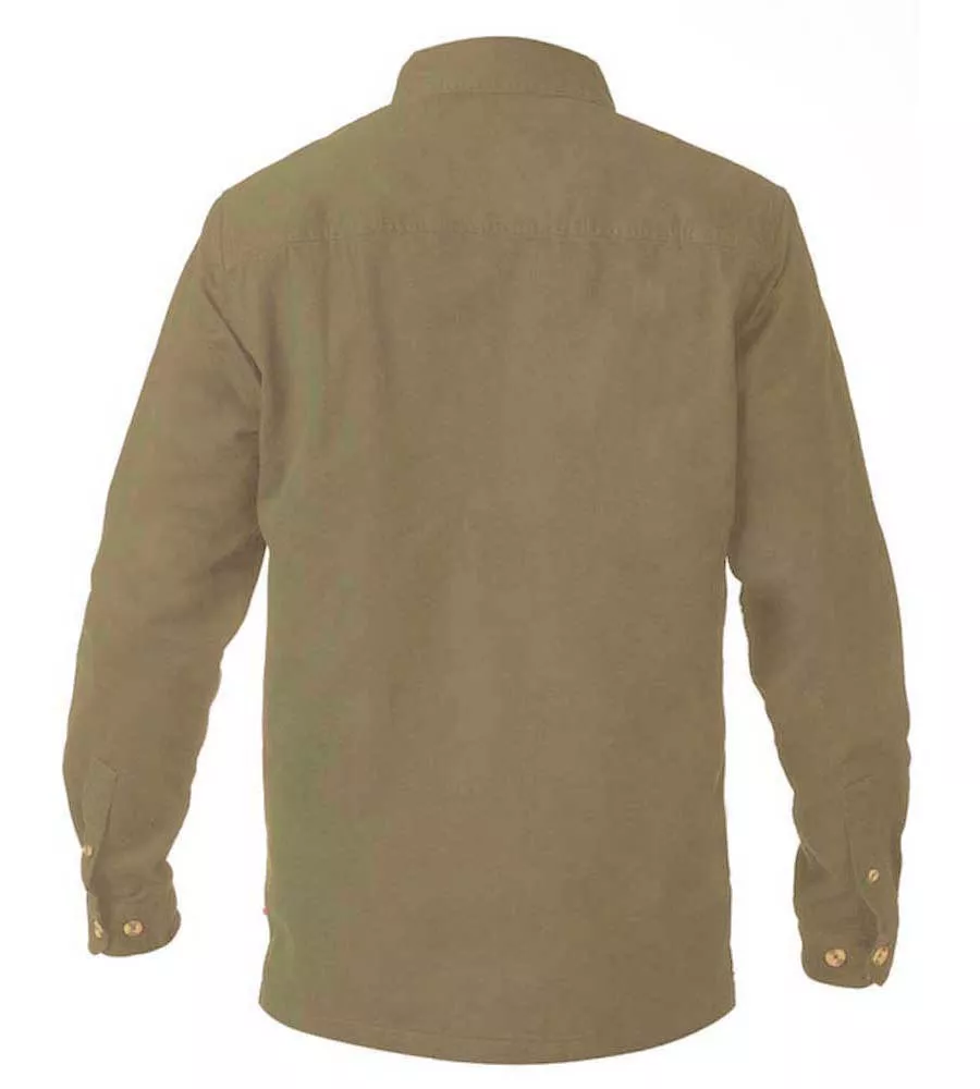 D555 Big Mens Sand Heavy Twill Overshirt (RAMSEY SAND)