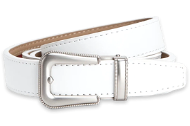 Dakota White, 1 Strap, Dress Belt