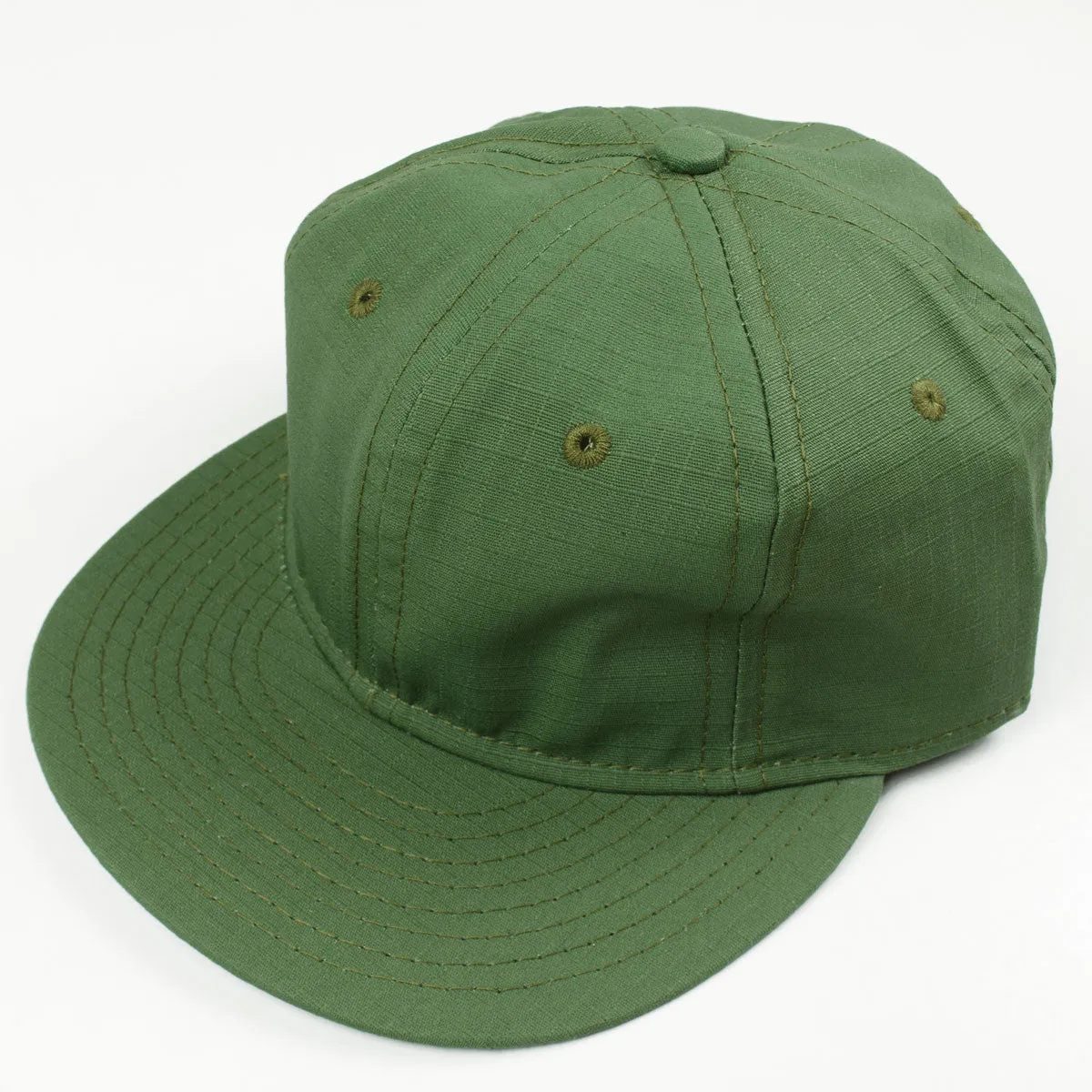 Ebbets - Basic Adjustable Cap - Olive Drab Ripstop Cotton