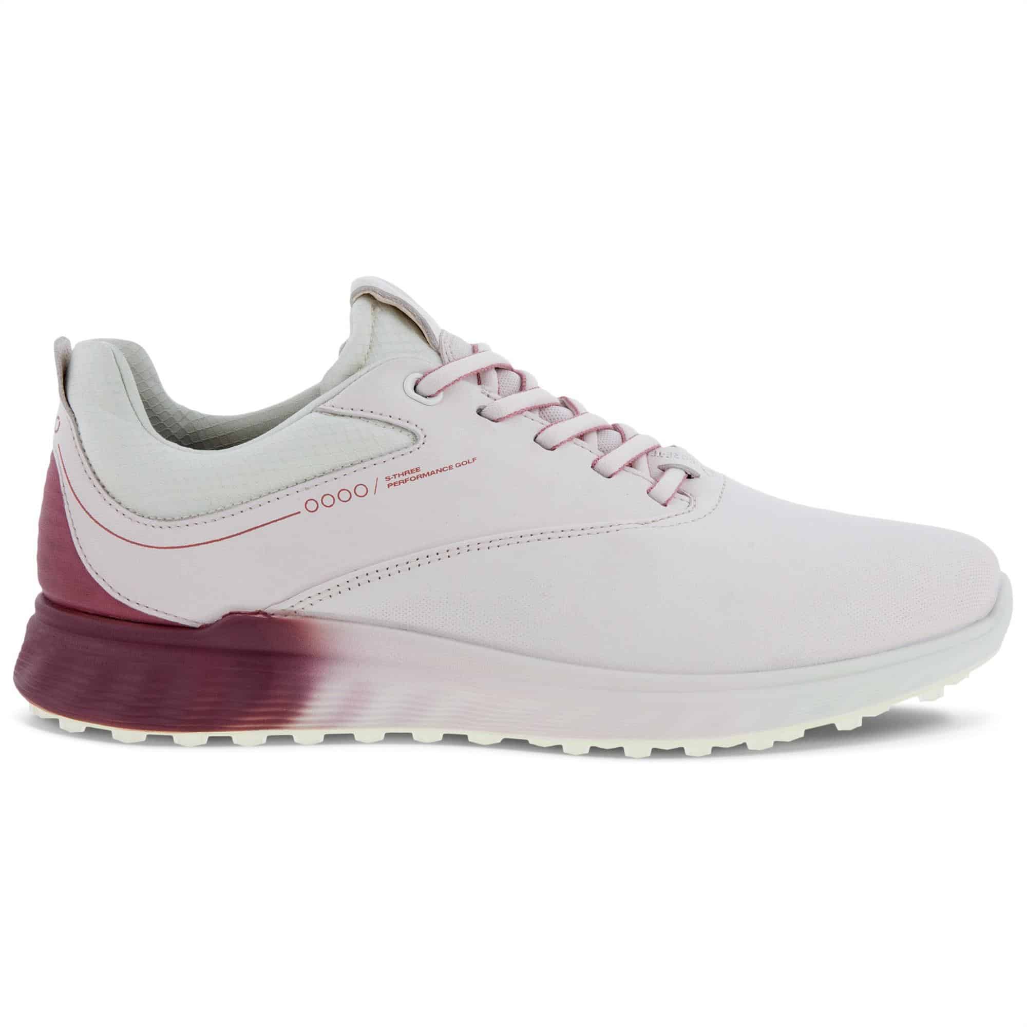 Ecco S-Three Gore-Tex Ladies Golf Shoes Delicacy/Blush