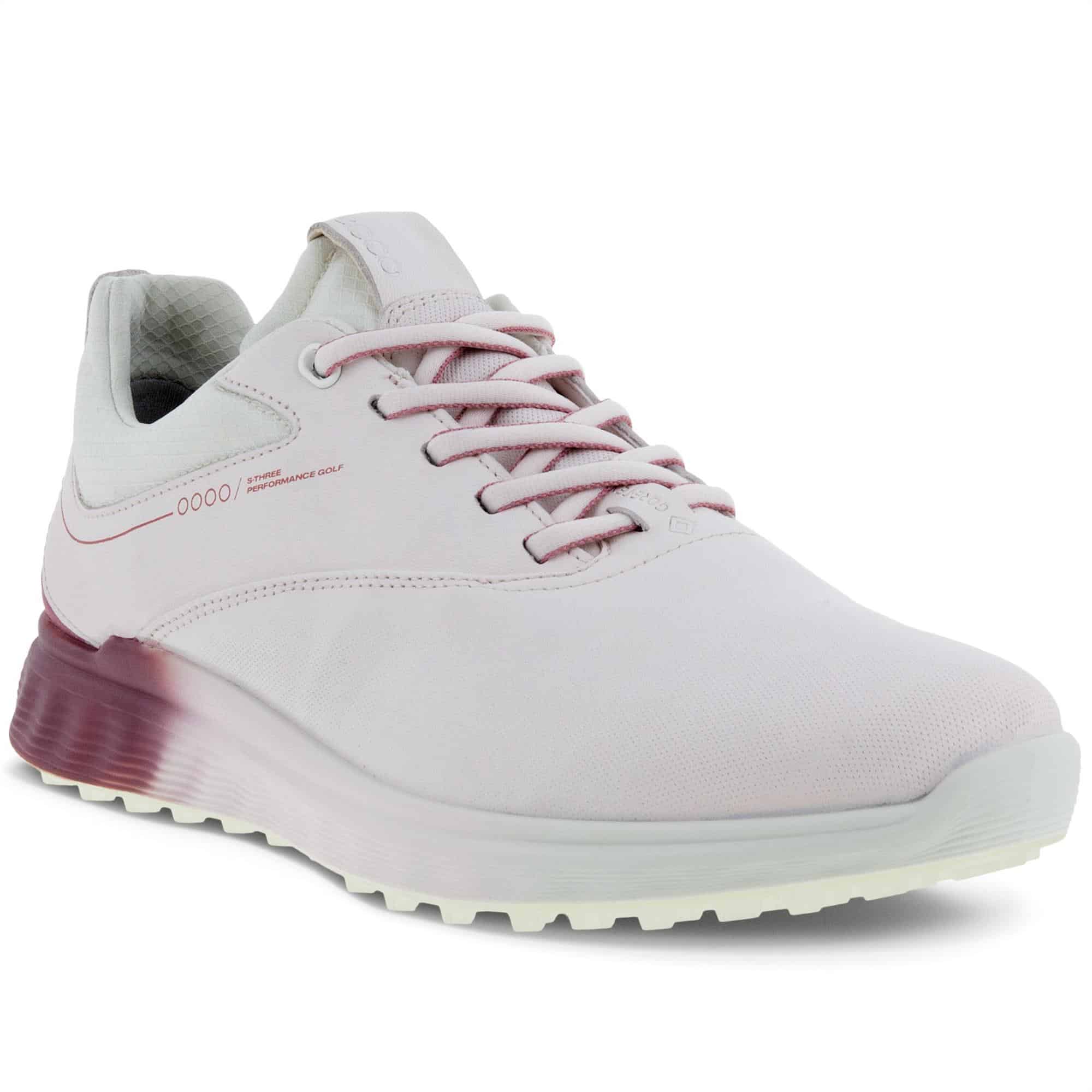 Ecco S-Three Gore-Tex Ladies Golf Shoes Delicacy/Blush