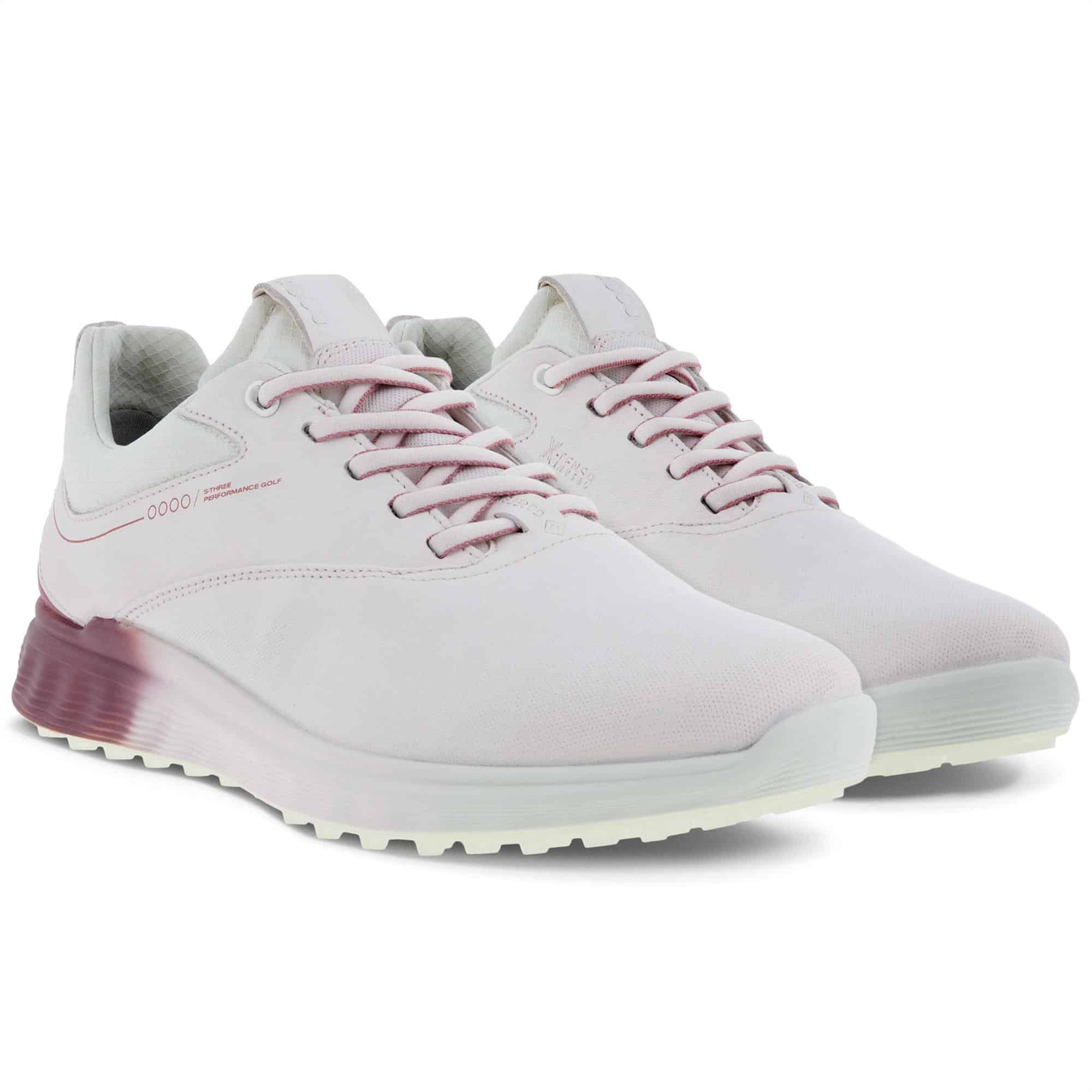 Ecco S-Three Gore-Tex Ladies Golf Shoes Delicacy/Blush