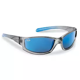 Flying Fisherman Fin Jr Angler Polarized Sunglasses Smoke Blue (Youth)