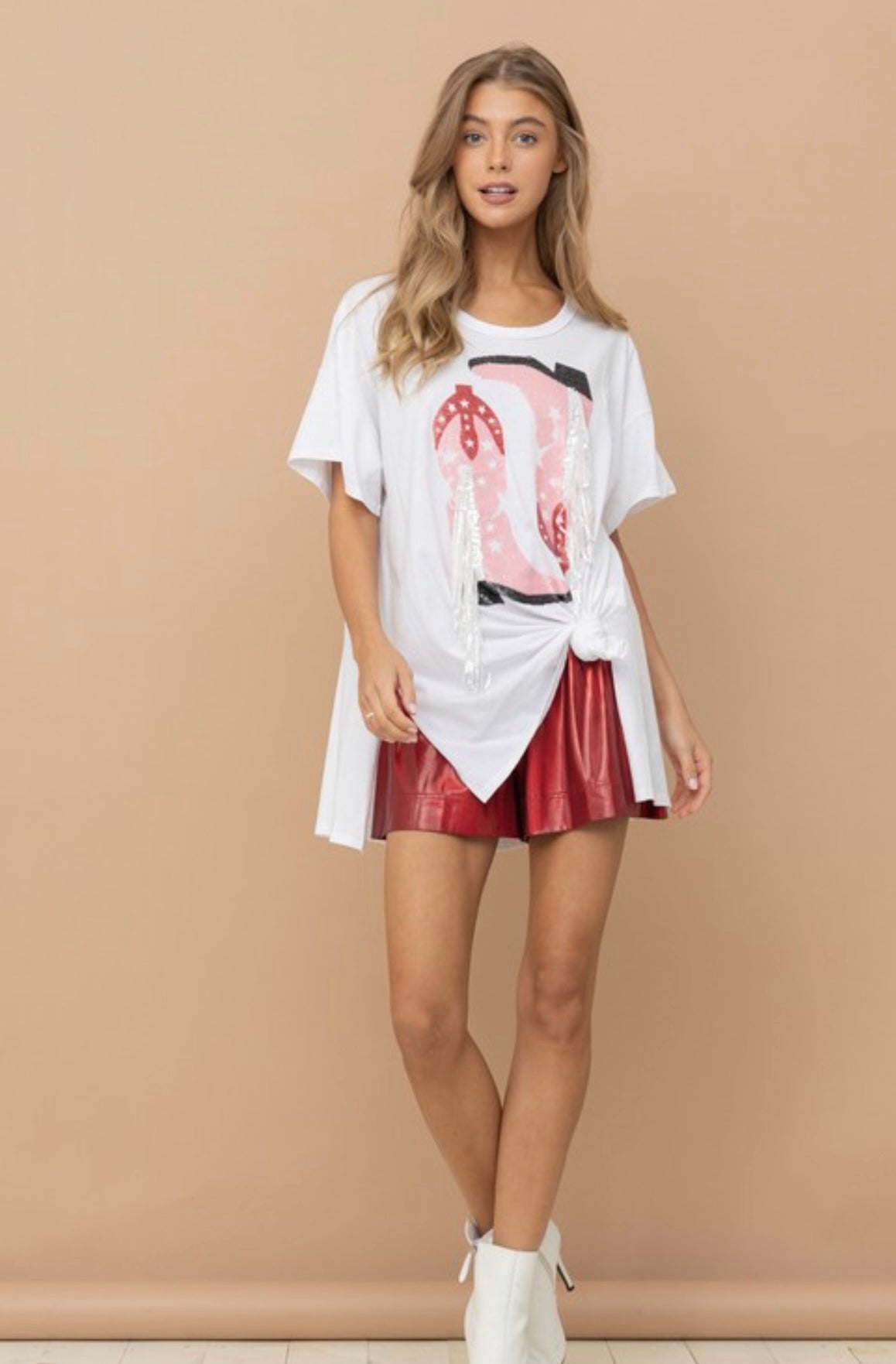 Fringe-y Cowboy Boots Graphic Tee