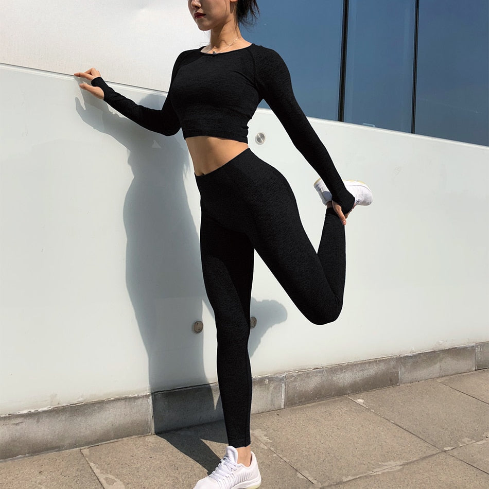 GUTA Seamless sport Clothing Women Yoga  Fitness Workout  Women's Sportswear suit