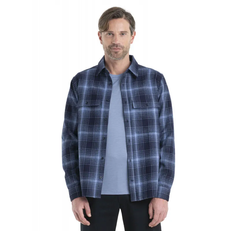 icebreaker  Dawnder LS Flannel Shirt Plaid - Camicia - Uomo