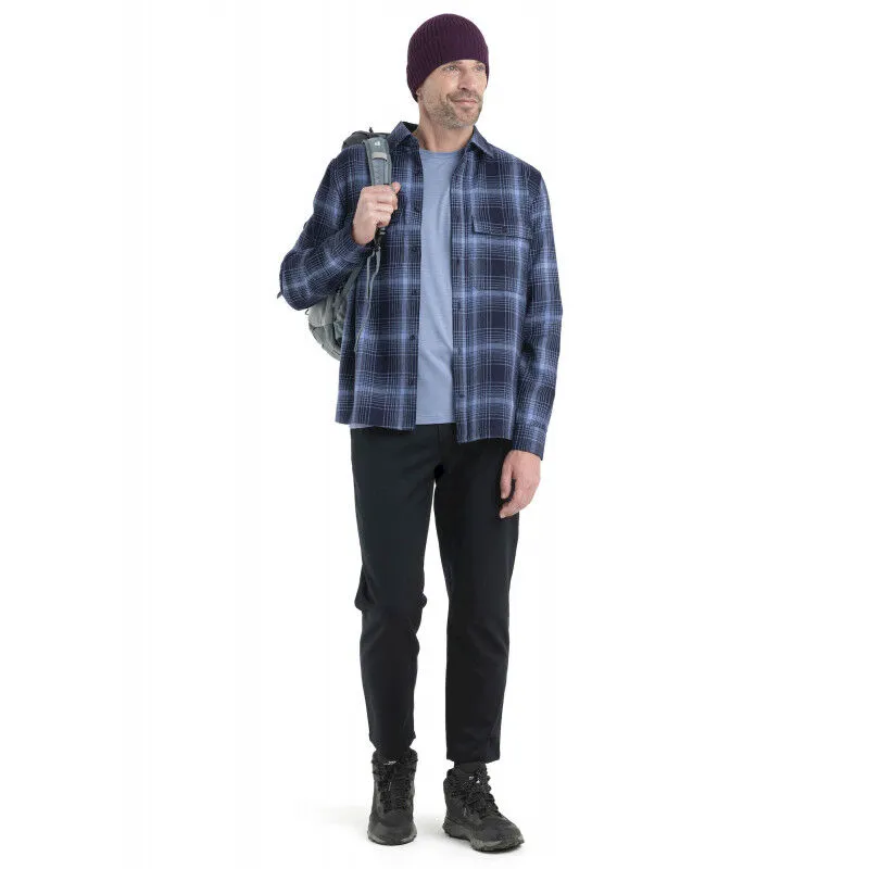 icebreaker  Dawnder LS Flannel Shirt Plaid - Camicia - Uomo