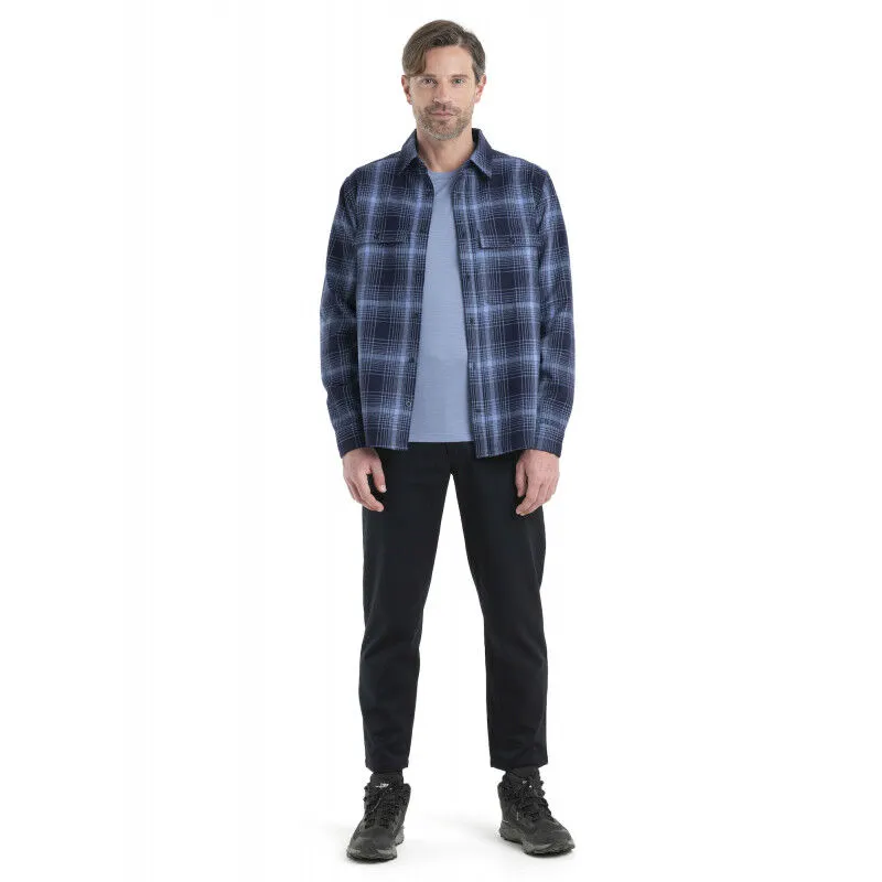 icebreaker  Dawnder LS Flannel Shirt Plaid - Camicia - Uomo