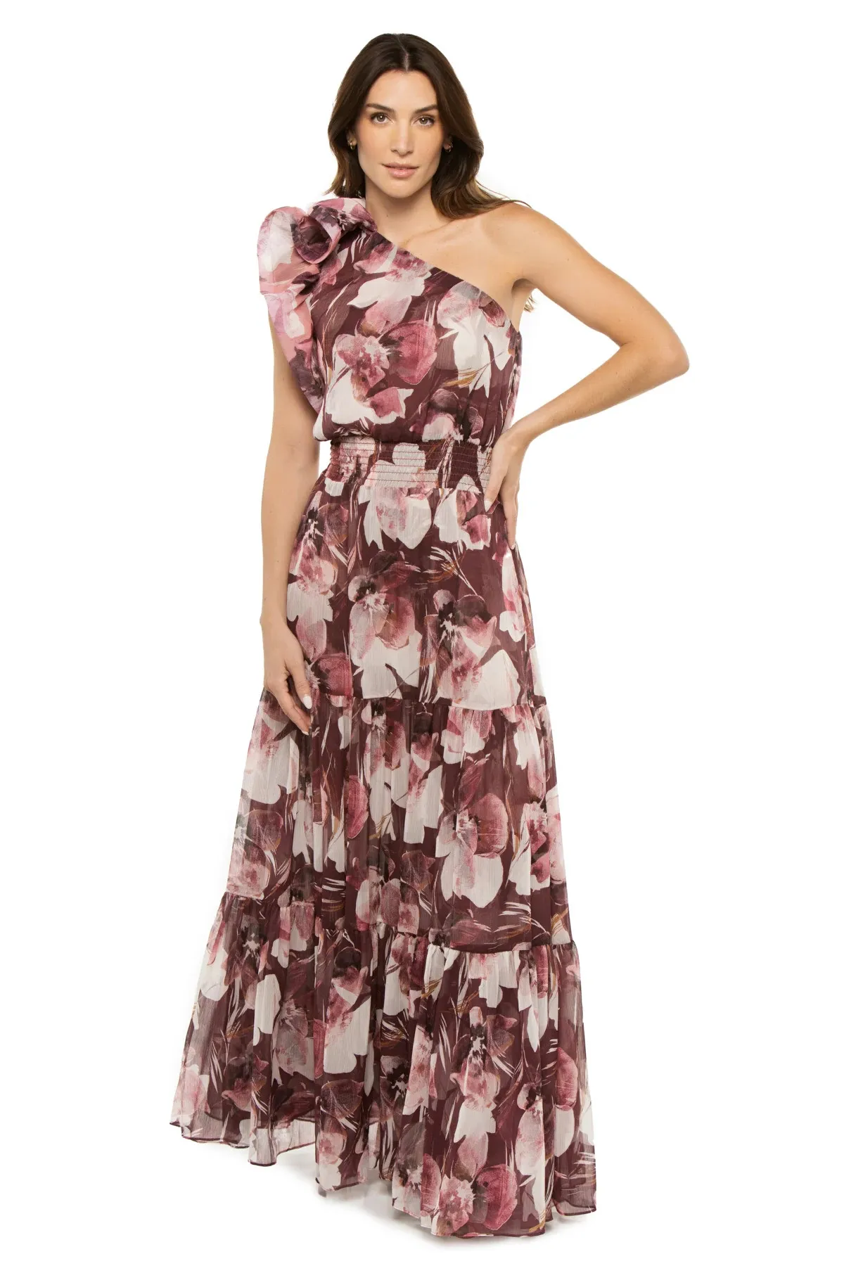 Ilaria Asymmetrical Maxi Dress