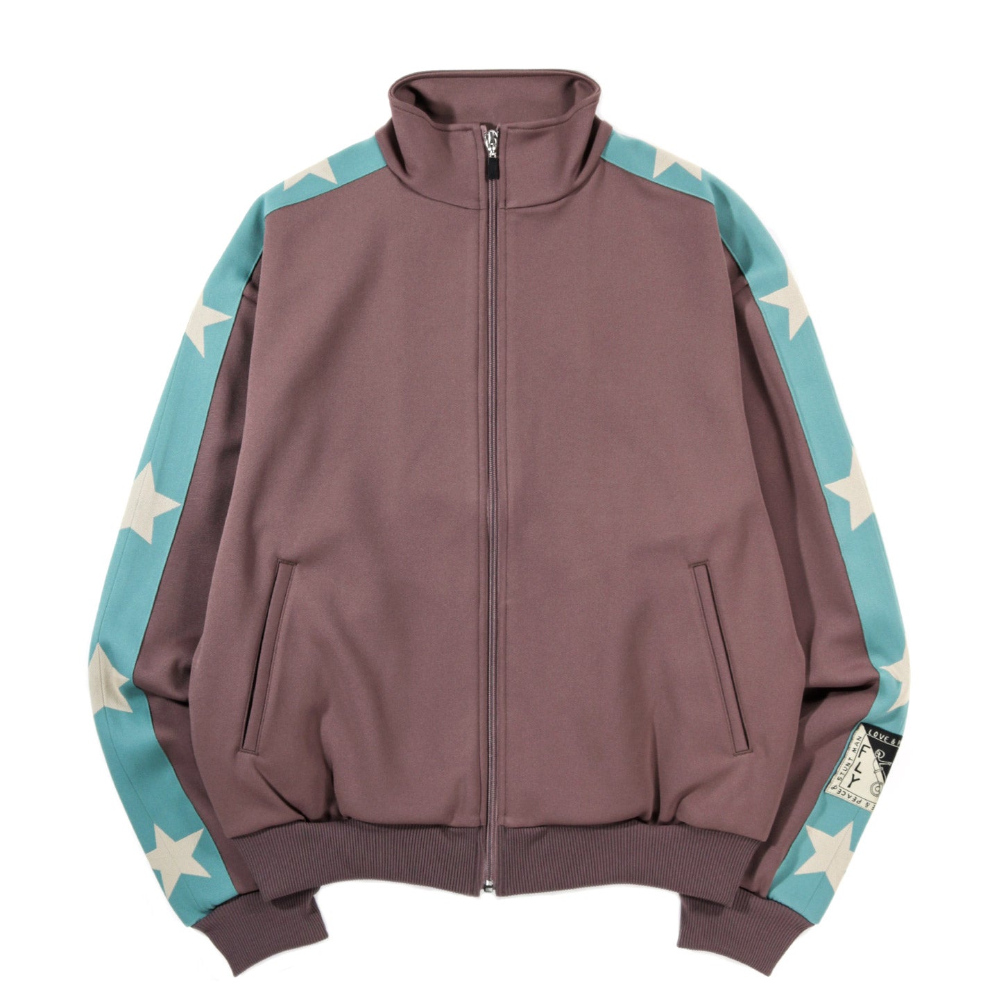 KAPITAL STUNT MAN & WOMAN TRACK JACKET LIGHT BROWN