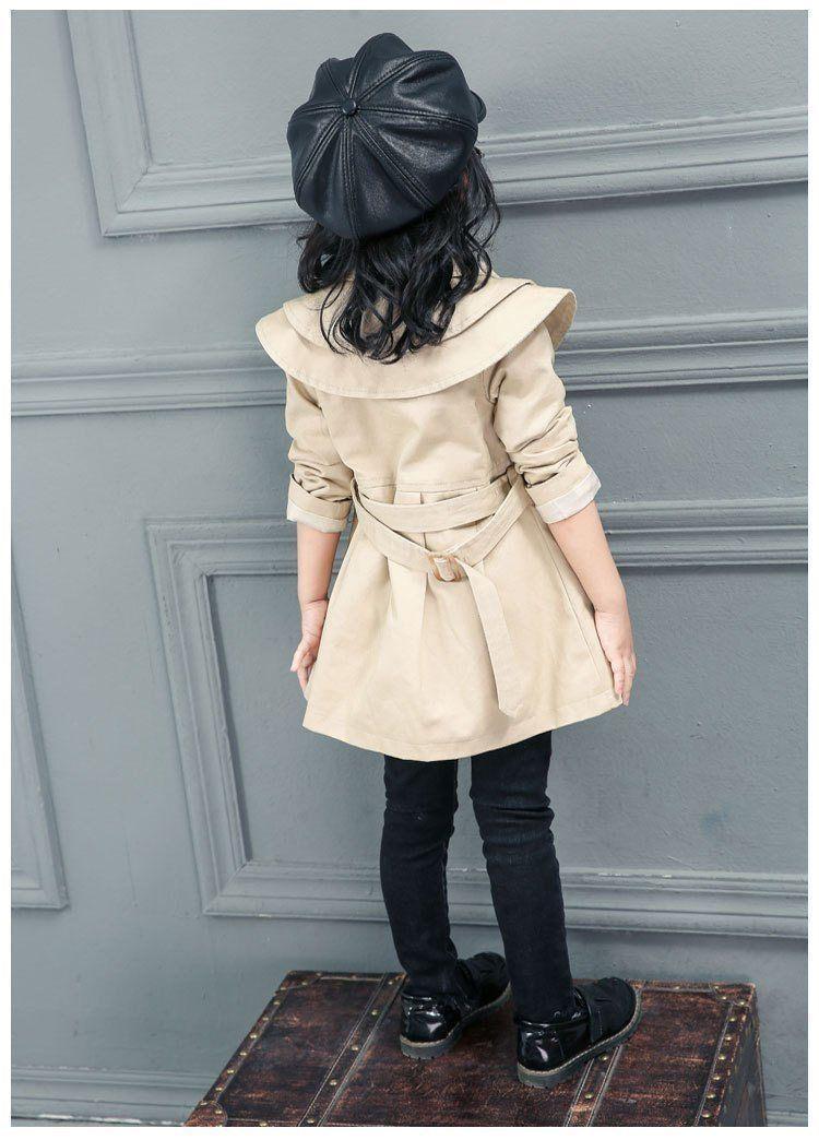 Kids Trench Coat Children Fashion Jacket