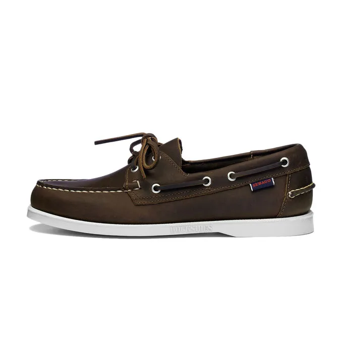 LACED DOCKSIDES PORTLAND Man Brown 