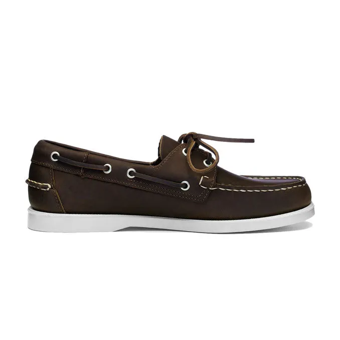 LACED DOCKSIDES PORTLAND Man Brown 