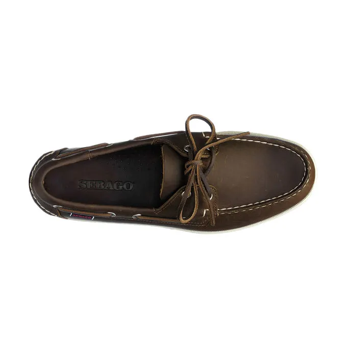 LACED DOCKSIDES PORTLAND Man Brown 