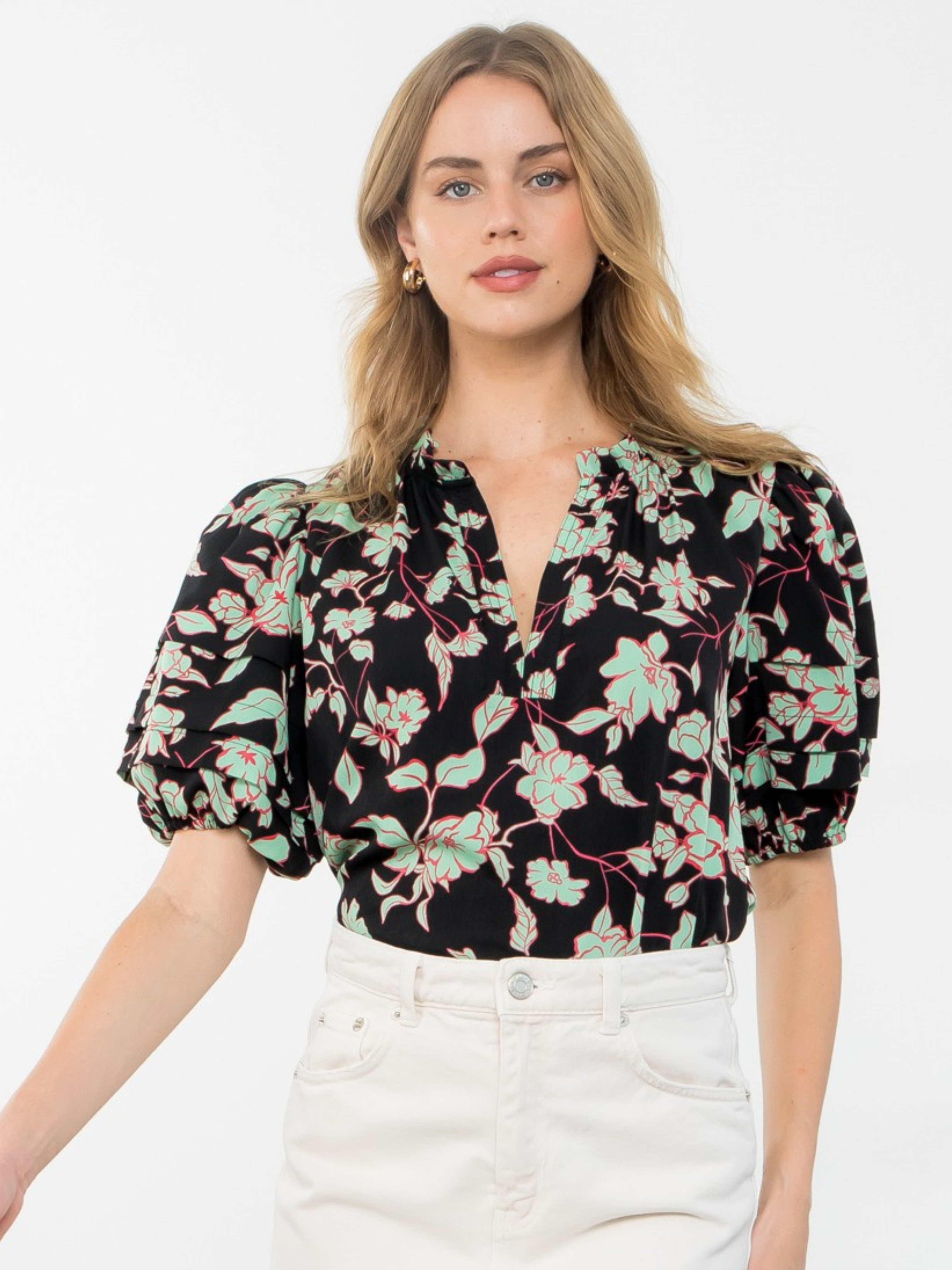 Look At You Floral Top