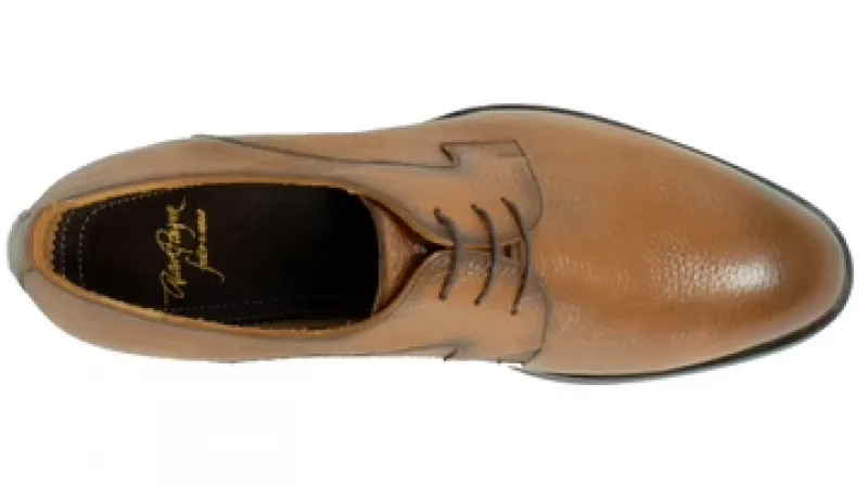 LOUIE DEERSKIN OXFORD - WHISKEY