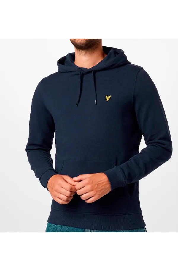 Lyle & Scott Logo Hoodie Navy