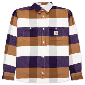 Lyman L/S Shirt - Lyman Check/Cassis