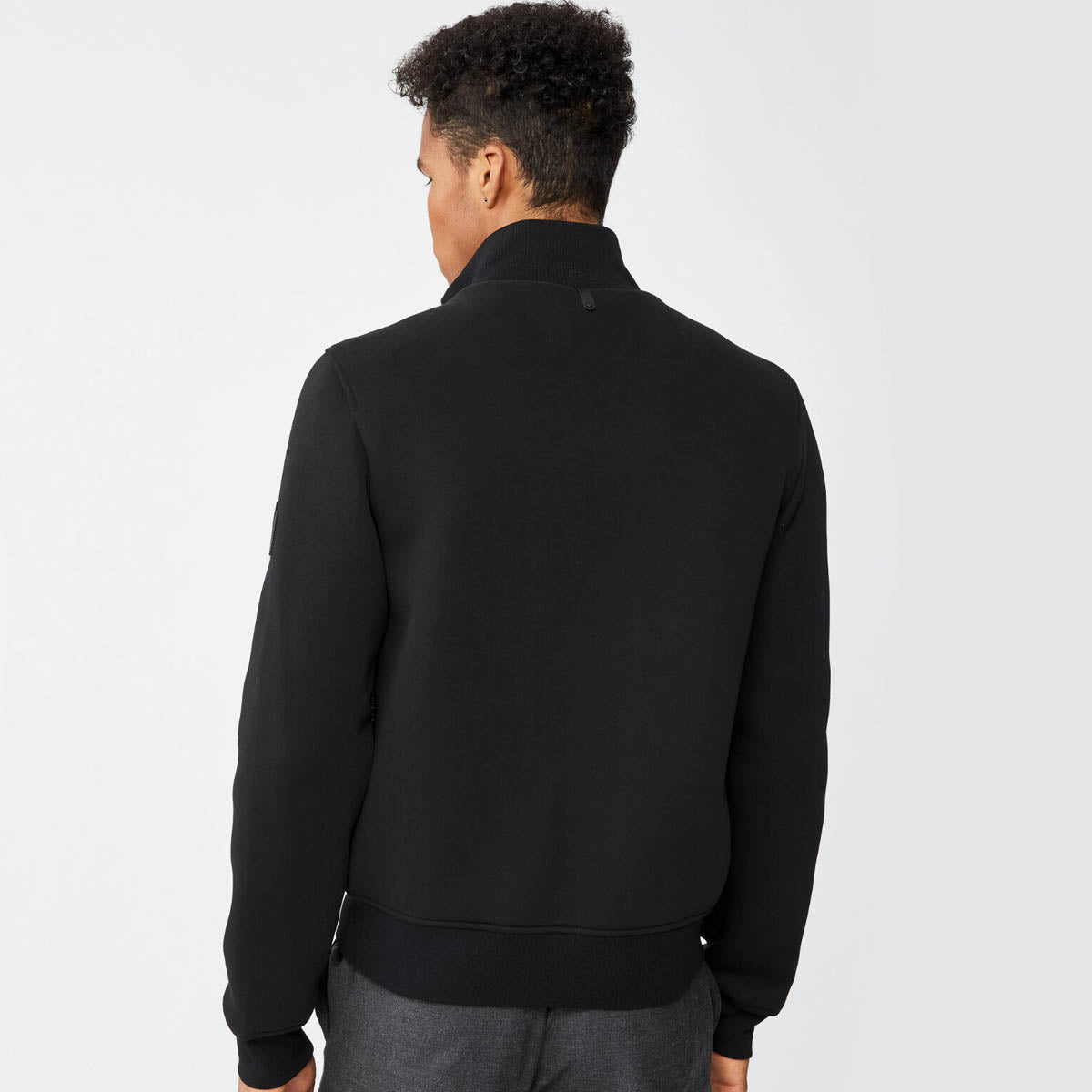 Mackage - Collin Quilted Front Bomber Jacket in Black