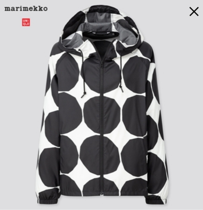 marimekko  |Dots Nylon Long Sleeves Nylon Jacket  Logo