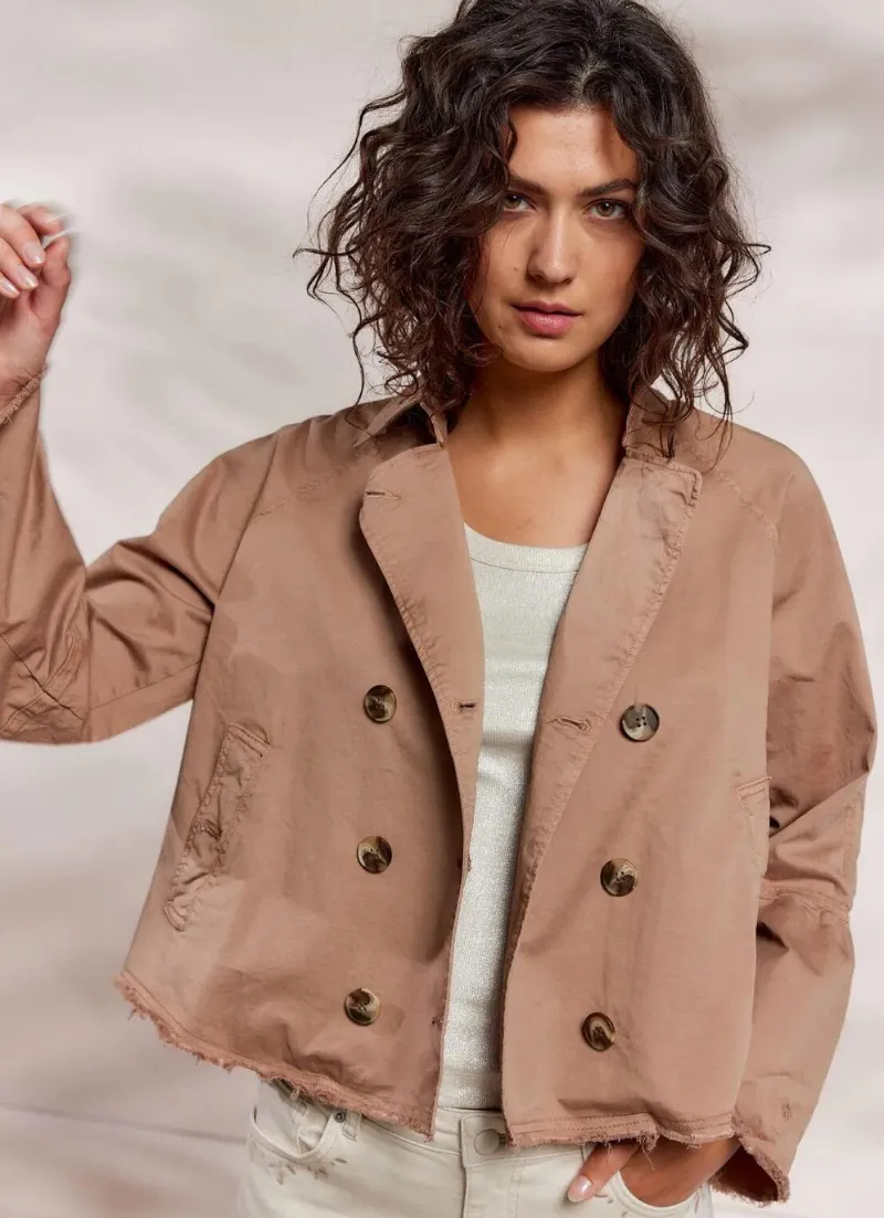 Marta Trench Coat Combat Twill